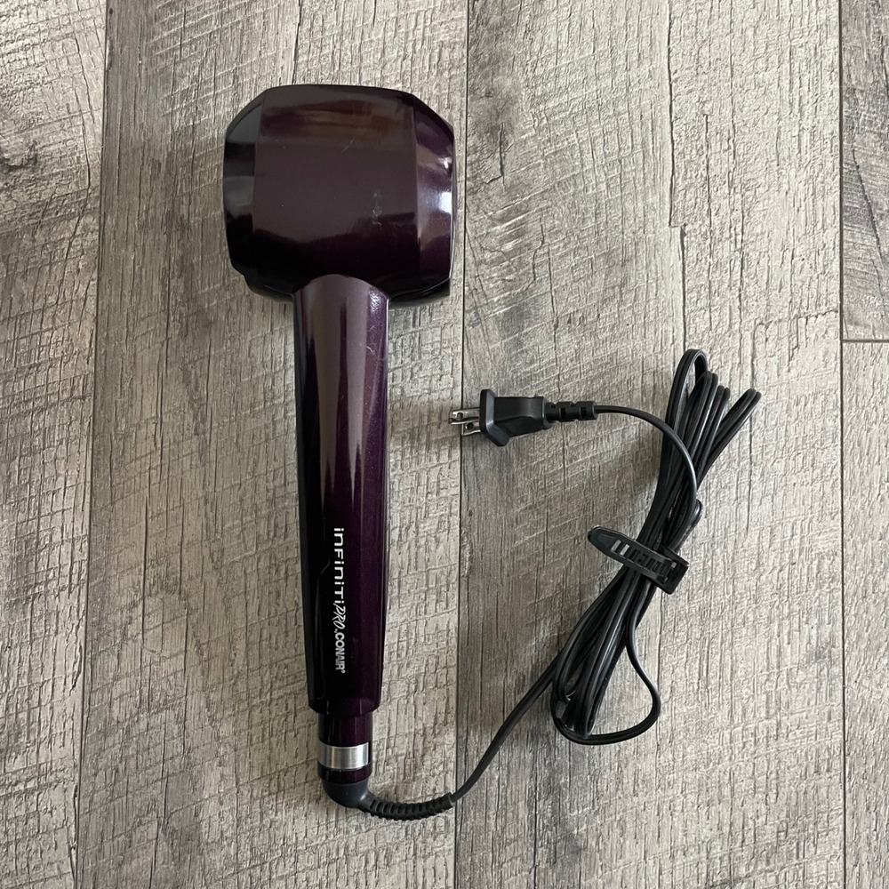 Conair InfinitiPro Secret Curl Automatic Hair Curler Purple CD203R Ceramic‎